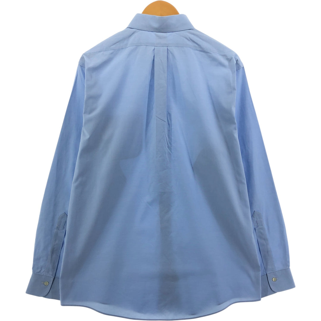 Brooks Brothers Est.1818 Wide Collar Long Sleeve Cotton Shirt Men's Size L cotton Blue type light blue Vintage Second Hand