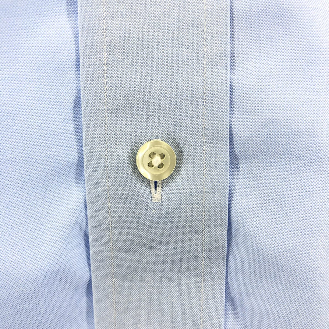 Brooks Brothers Est.1818 Wide Collar Long Sleeve Cotton Shirt Men's Size L cotton Blue type light blue Vintage Second Hand