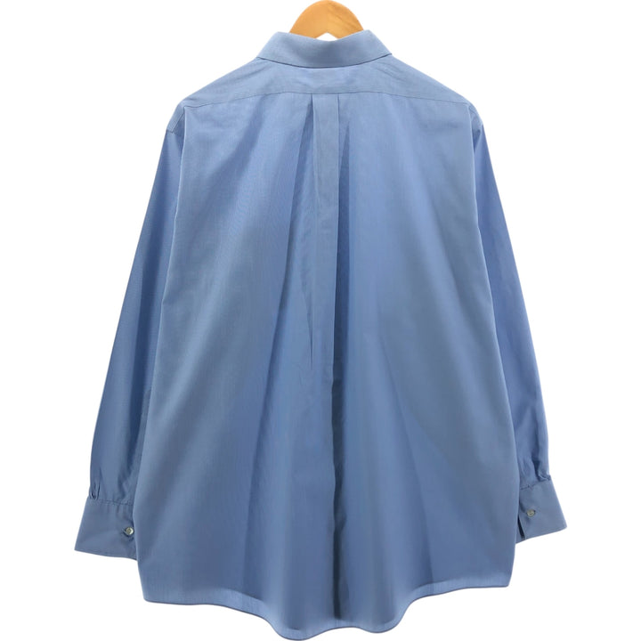 Brooks Brothers Est.1818 Long Sleeve Cotton Shirt, Men's XL cotton Blue type light blue Vintage Second Hand