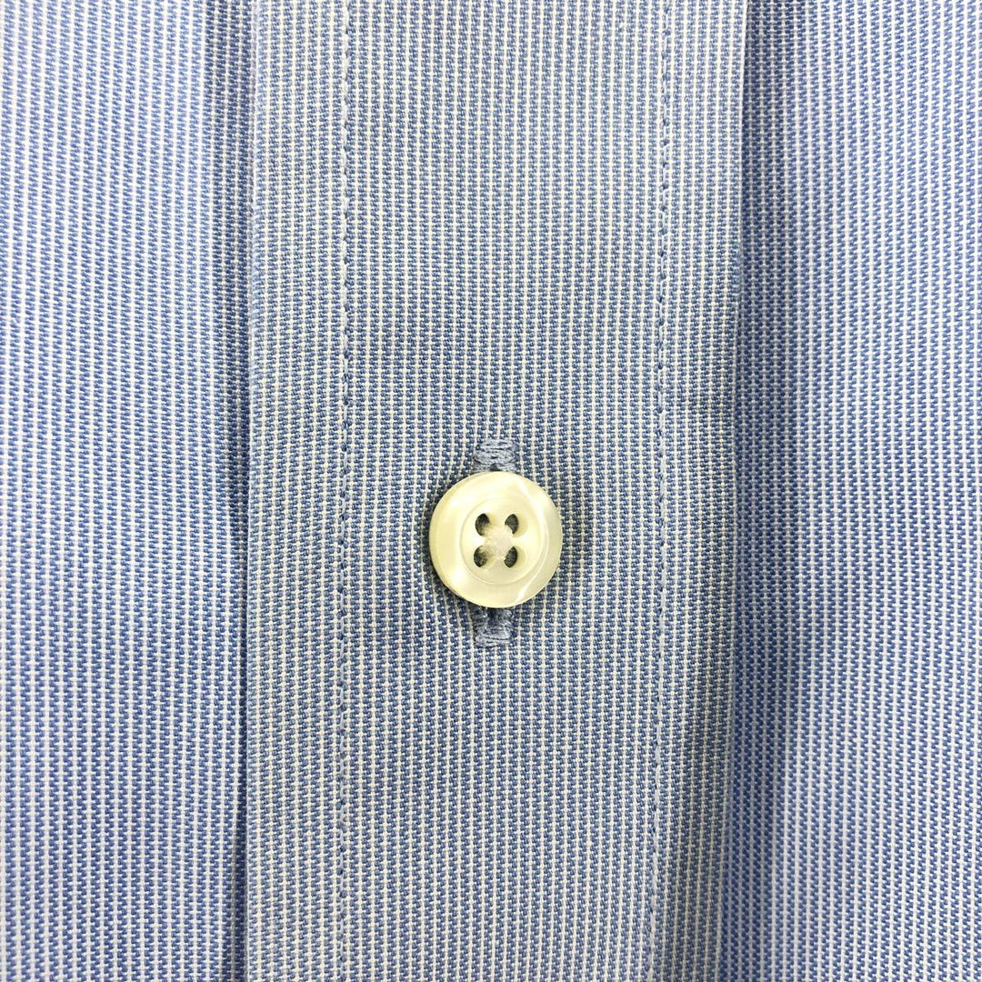 Brooks Brothers Est.1818 Long Sleeve Cotton Shirt, Men's XL cotton Blue type light blue Vintage Second Hand