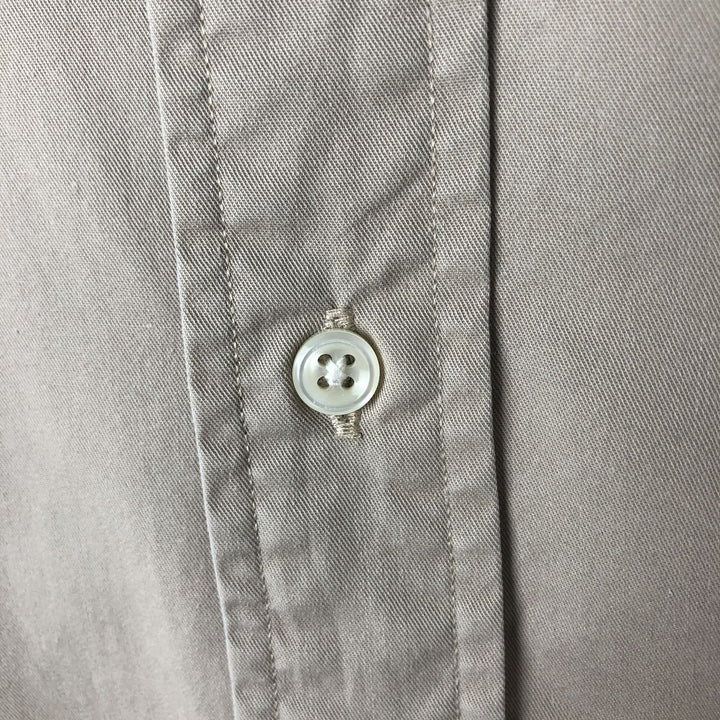Ralph Lauren BLAKE short sleeve button down shirt, men's size L cotton Beige type Vintage Second Hand