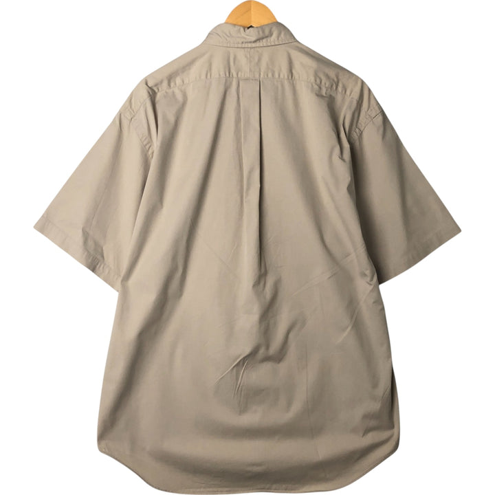Ralph Lauren BLAKE short sleeve button down shirt, men's size L cotton Beige type Vintage Second Hand