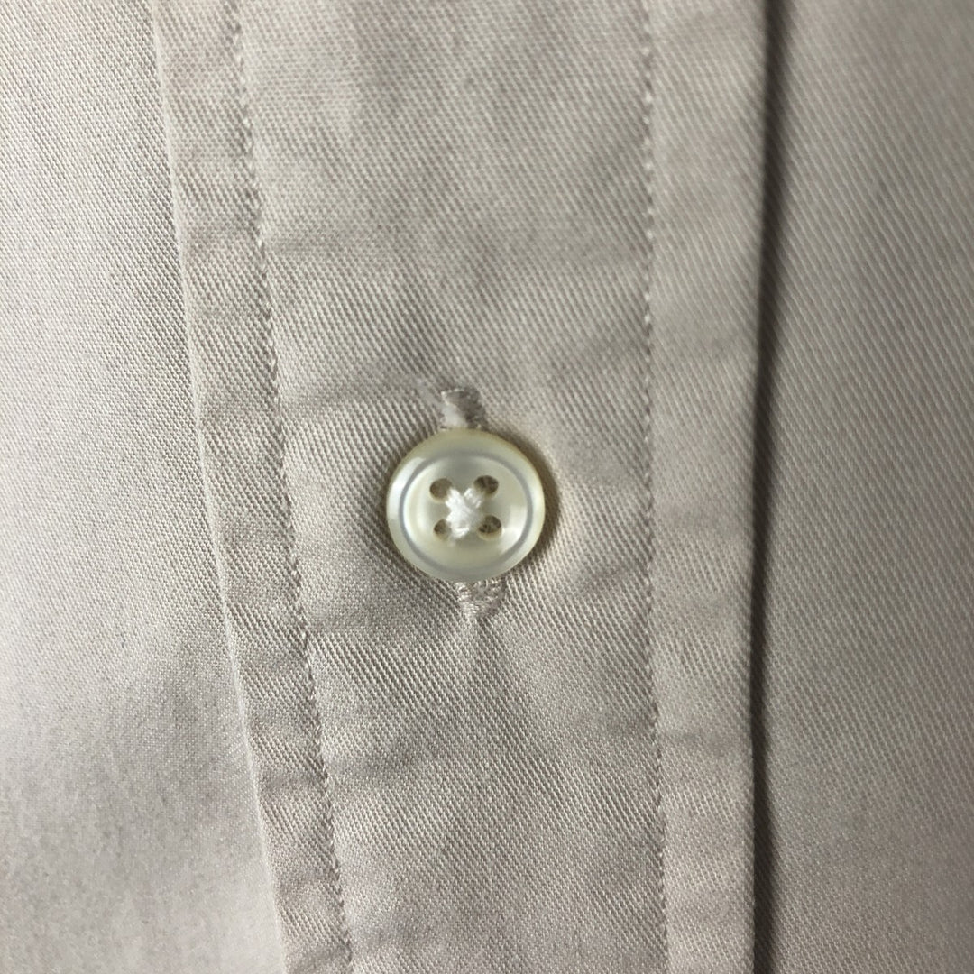 Ralph Lauren BLAKE short sleeve button down shirt, men's size L cotton Beige type Vintage Second Hand