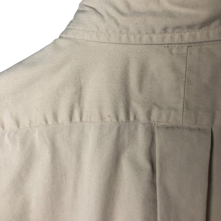 Ralph Lauren BLAKE short sleeve button down shirt, men's size L cotton Beige type Vintage Second Hand