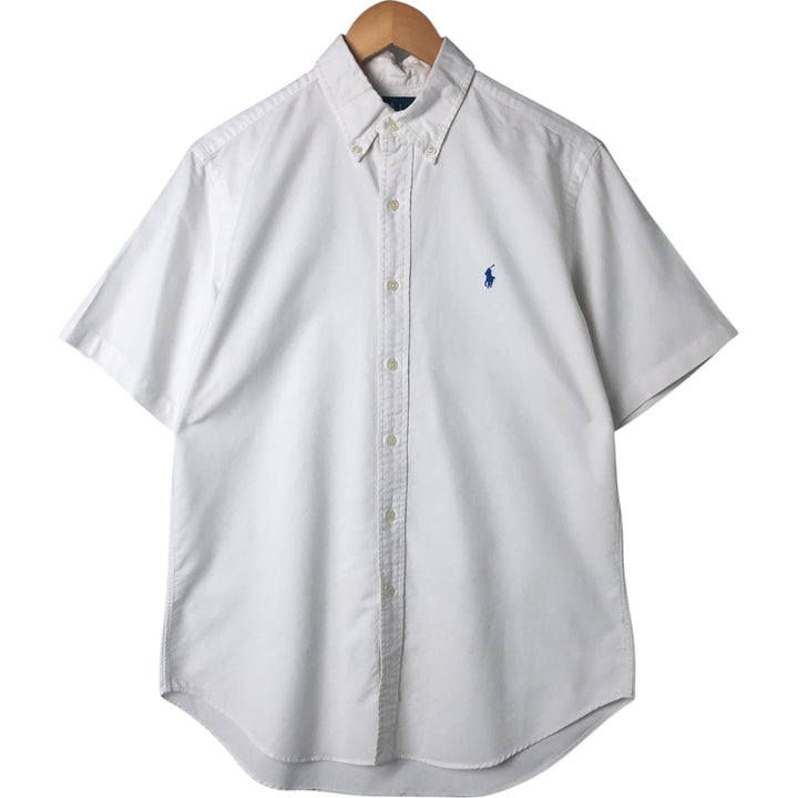 Ralph Lauren Classic Fit short sleeve button down shirt, men's size M unclear white type Vintage Second Hand