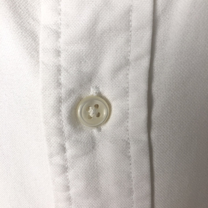 Ralph Lauren Classic Fit short sleeve button down shirt, men's size M unclear white type Vintage Second Hand