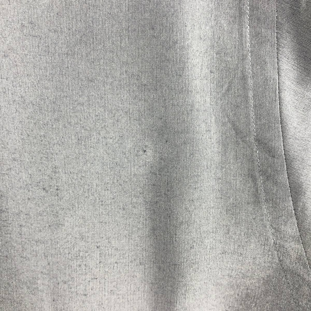 Donna Karan New York DKNY Long Sleeve Poly x Rayon Shirt Men's M Size polyester gray type Vintage Second Hand