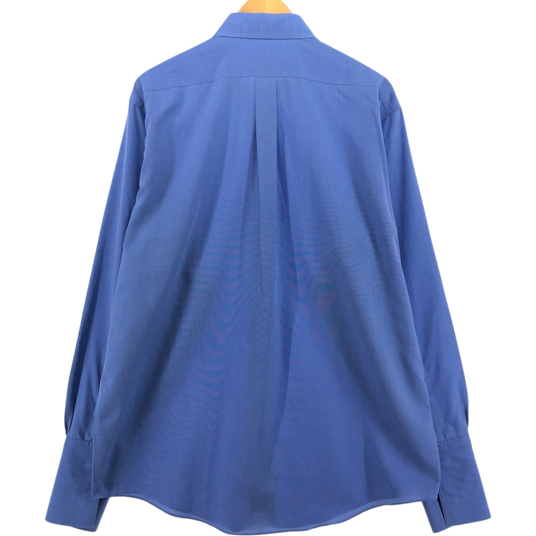 Brooks Brothers 346 long sleeve cotton shirt, men's size L cotton blue type Vintage Second Hand