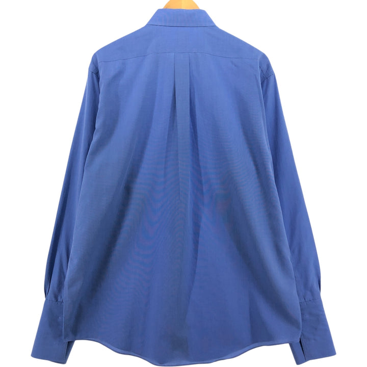 Brooks Brothers 346 long sleeve cotton shirt, men's size L cotton blue type Vintage Second Hand