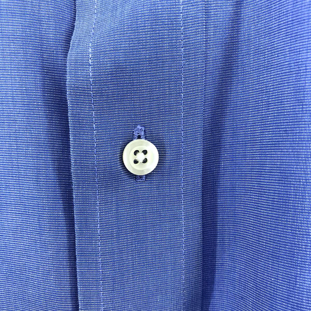 Brooks Brothers 346 long sleeve cotton shirt, men's size L cotton blue type Vintage Second Hand