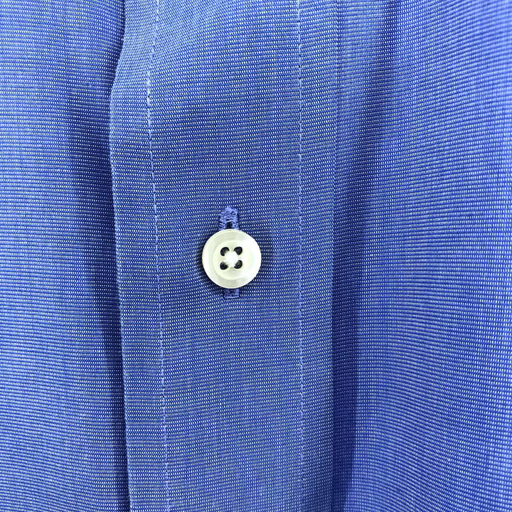 Brooks Brothers 346 long sleeve cotton shirt, men's size L cotton blue type Vintage Second Hand