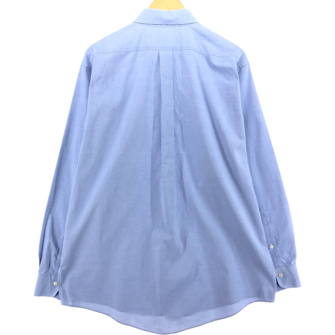 Brooks Brothers 346 long sleeve button-down shirt, men's size XL cotton blue type Vintage Second Hand