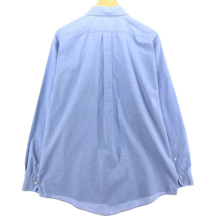Brooks Brothers 346 long sleeve button-down shirt, men's size XL cotton blue type Vintage Second Hand