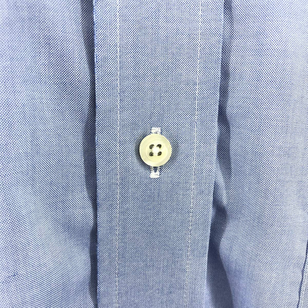 Brooks Brothers 346 long sleeve button-down shirt, men's size XL cotton blue type Vintage Second Hand