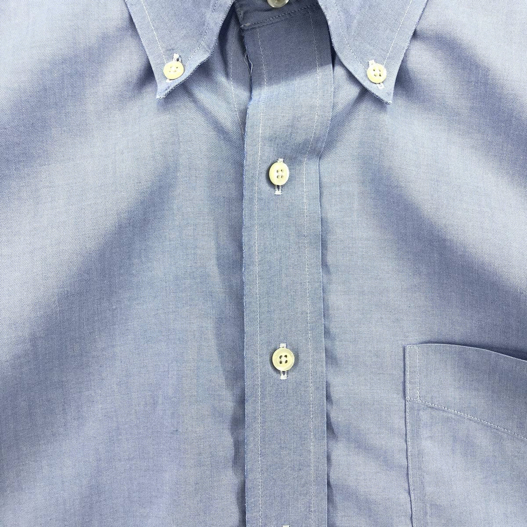 Brooks Brothers 346 long sleeve button-down shirt, men's size XL cotton blue type Vintage Second Hand