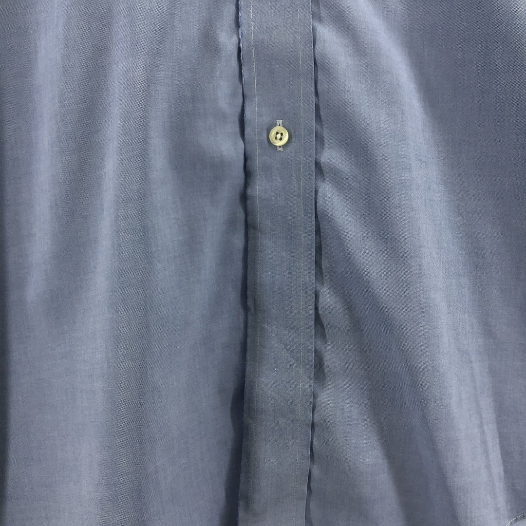 Brooks Brothers 346 long sleeve button-down shirt, men's size XL cotton blue type Vintage Second Hand