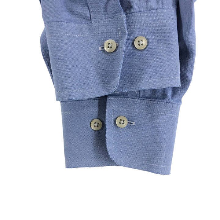 Brooks Brothers 346 long sleeve button-down shirt, men's size XL cotton blue type Vintage Second Hand