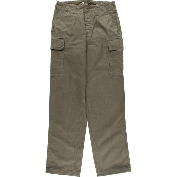 80'S German Military Cargo Pants 8085 unclear Khaki type Vintage Second Hand