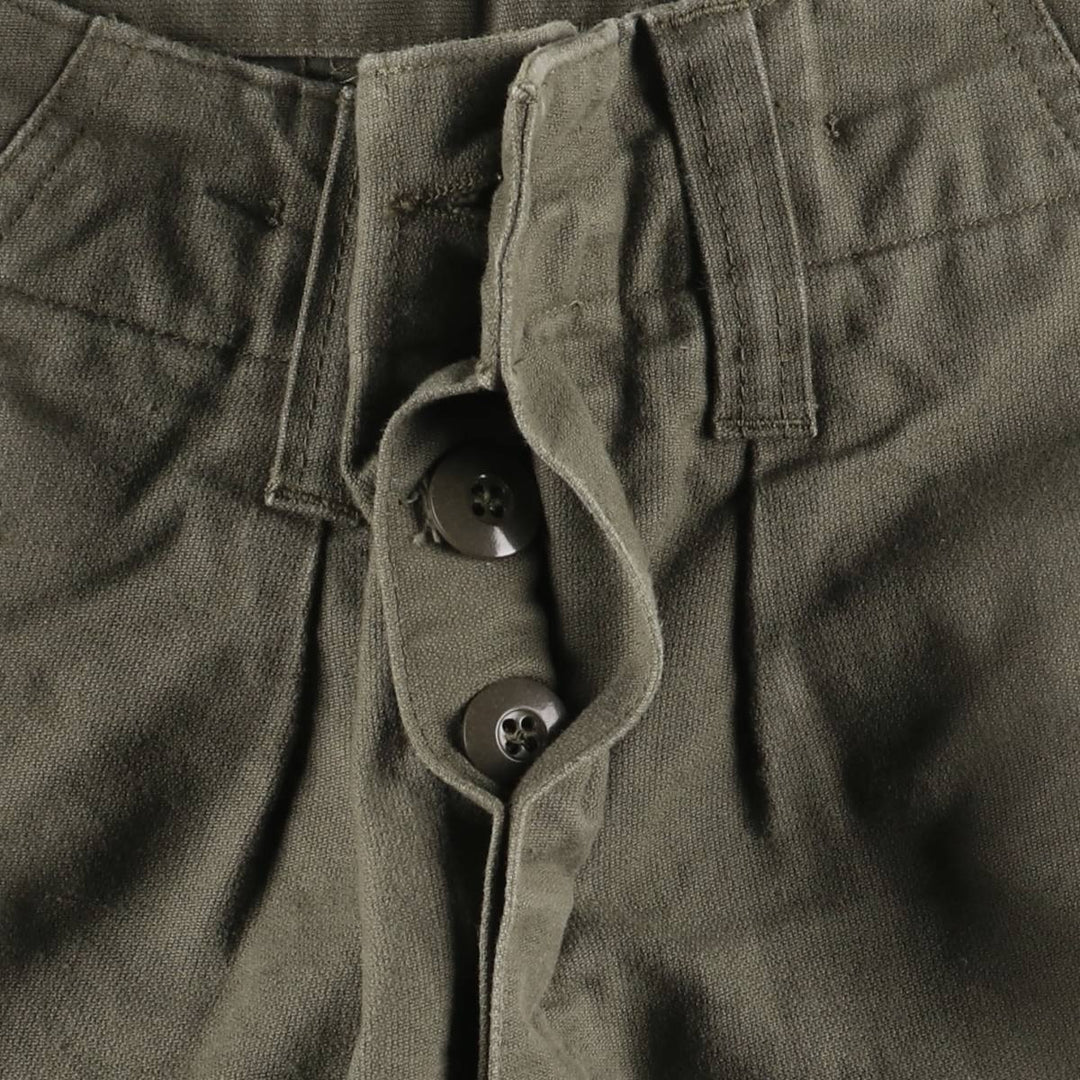 80'S German Military Cargo Pants 8085 unclear Khaki type Vintage Second Hand