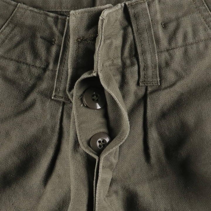 80'S German Military Cargo Pants 8085 unclear Khaki type Vintage Second Hand