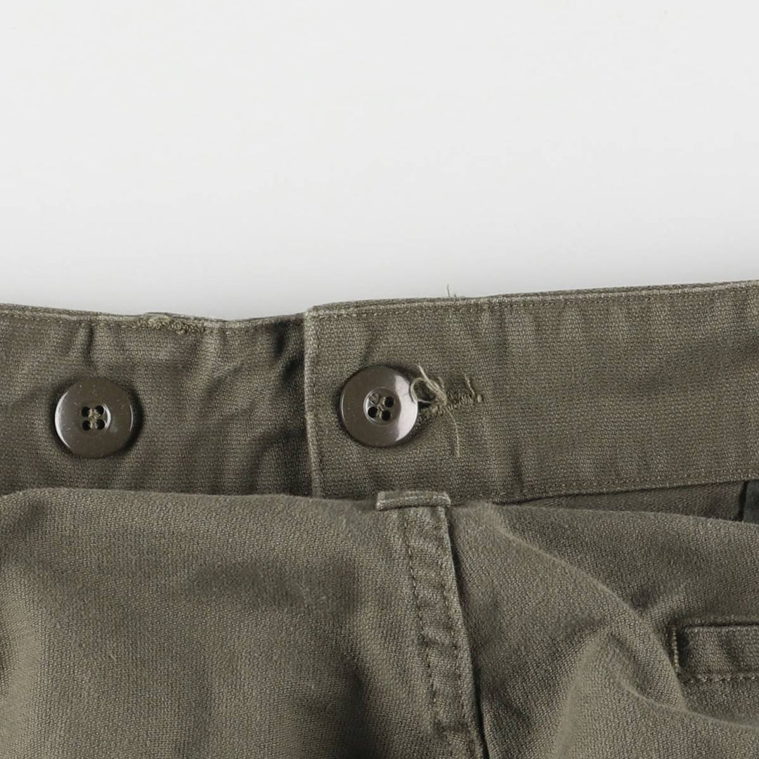 80'S German Military Cargo Pants 8085 unclear Khaki type Vintage Second Hand