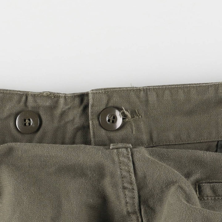 80'S German Military Cargo Pants 8085 unclear Khaki type Vintage Second Hand