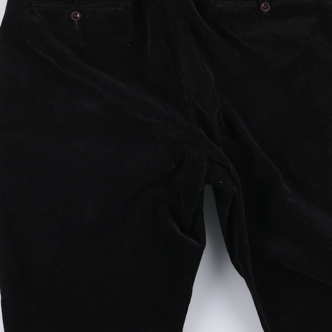 Ralph Lauren POLO by Ralph Lauren Corduroy Pants Men's W37 cotton black type Vintage Second Hand