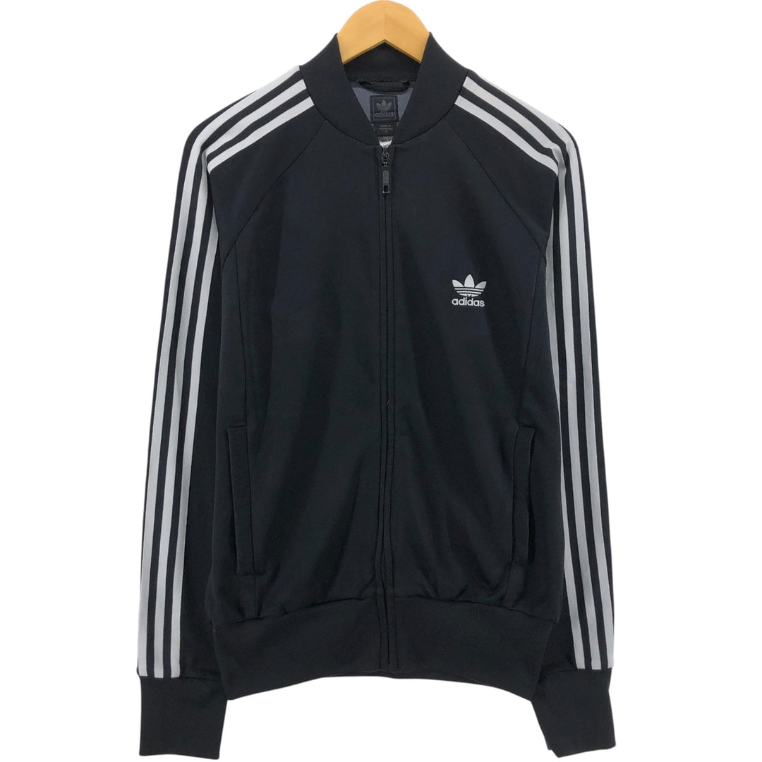00'S adidas Originals Jersey Track Jacket Men's M polyester black type Vintage Second Hand