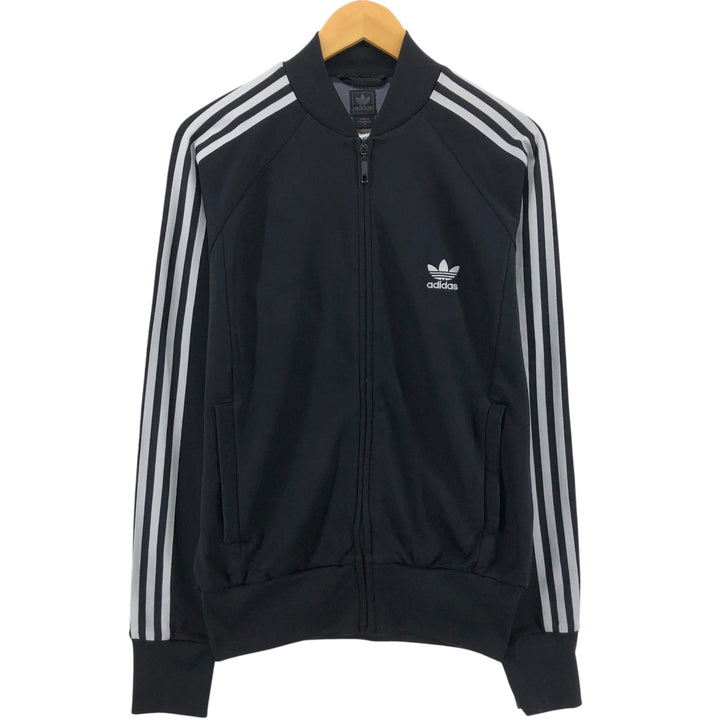 00'S adidas Originals Jersey Track Jacket Men's M polyester black type Vintage Second Hand