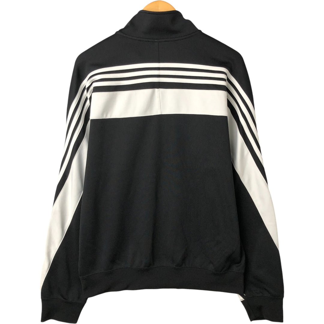 Adidas Originals Jersey Track Jacket Men's Size L polyester black type Vintage Second Hand
