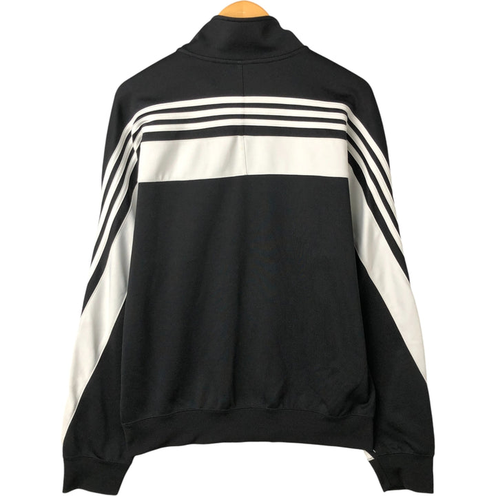 Adidas Originals Jersey Track Jacket Men's Size L polyester black type Vintage Second Hand