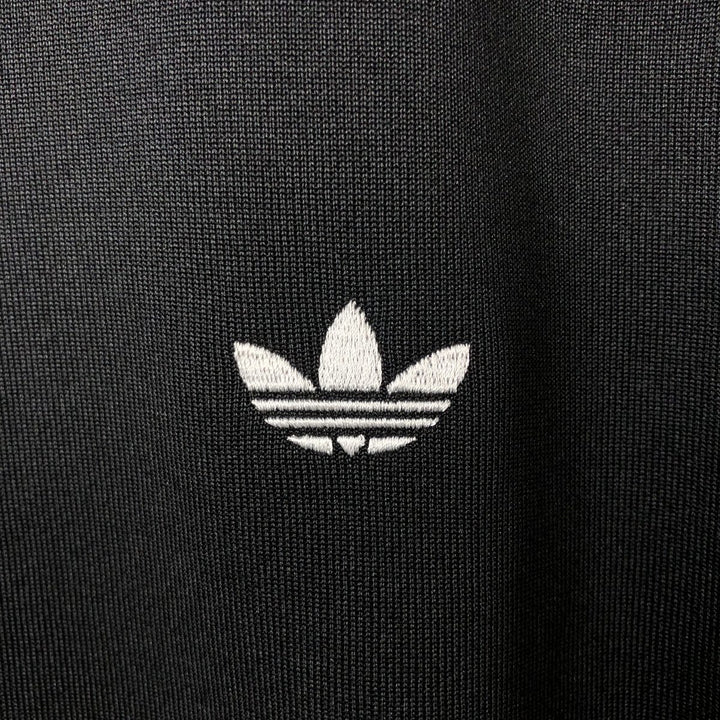 Adidas Originals Jersey Track Jacket Men's Size L polyester black type Vintage Second Hand