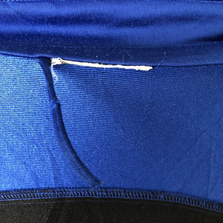 Vintage 80s-90'S adidas jersey track jacket, men's XL size unclear blue type Vintage Second Hand