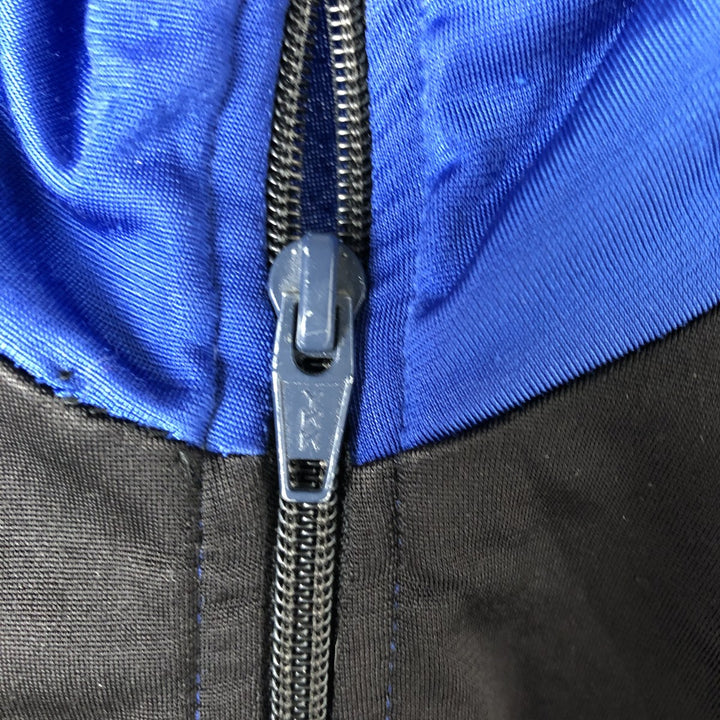 Vintage 80s-90'S adidas jersey track jacket, men's XL size unclear blue type Vintage Second Hand