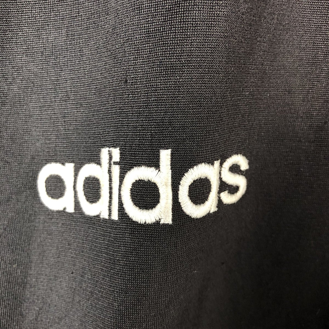Vintage 80s-90'S adidas jersey track jacket, men's XL size unclear blue type Vintage Second Hand