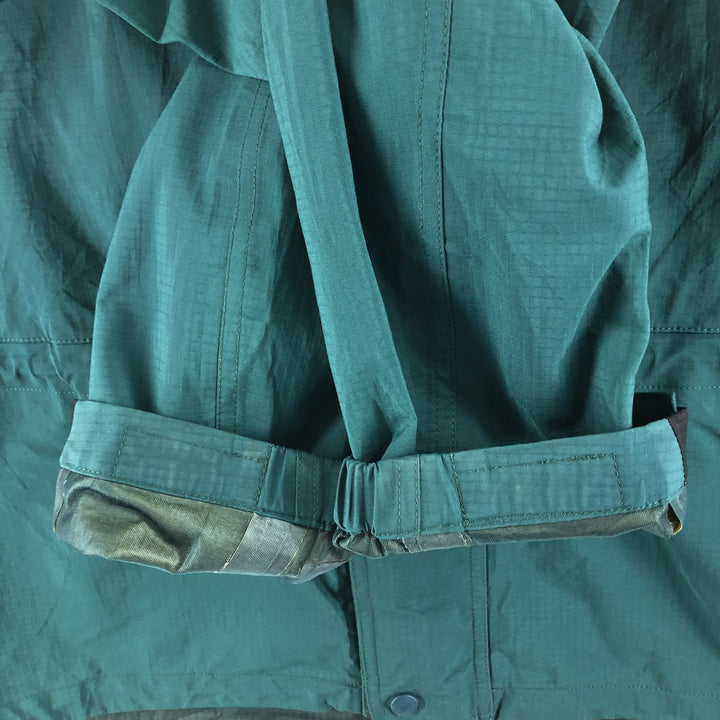 70s~80'S LL Bean ALL CONDITIONS GORE-TEX Ripstop Mountain Parka Men's L size Nylon (Gore-Tex) Green type dark green Vintage Second Hand