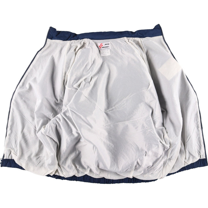 Genuine US military USAIR FORCE SKILCRAFT PTU training jacket, nylon jacket, made in USA, LARGE Nylon navy blue type Vintage Second Hand