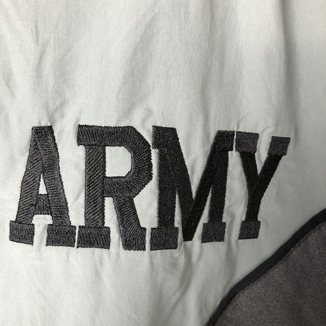 Genuine US Army USARMY 90'S SKILCRAFT IPFU Training Jacket Nylon Jacket Made in USA MEDIUM Nylon gray type Vintage Second Hand