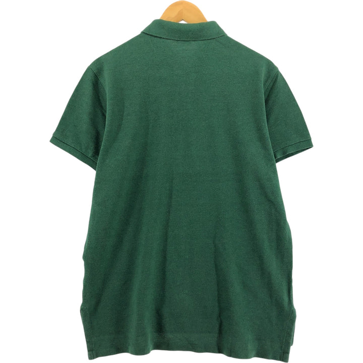 Ralph Lauren POLO RALPH LAUREN CUSTOM FIT short sleeve polo shirt men's size L cotton green type Vintage Second Hand