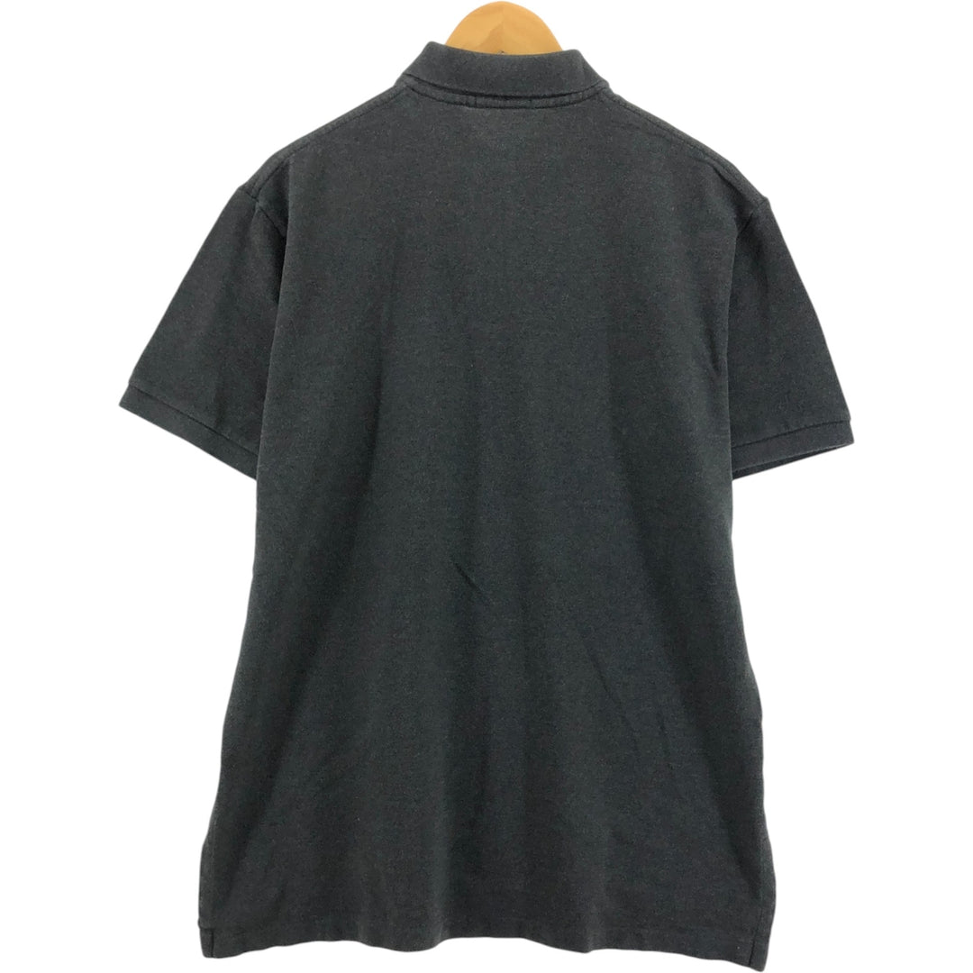 Ralph Lauren POLO RALPH LAUREN short sleeve polo shirt men's size L cotton gray type Vintage Second Hand