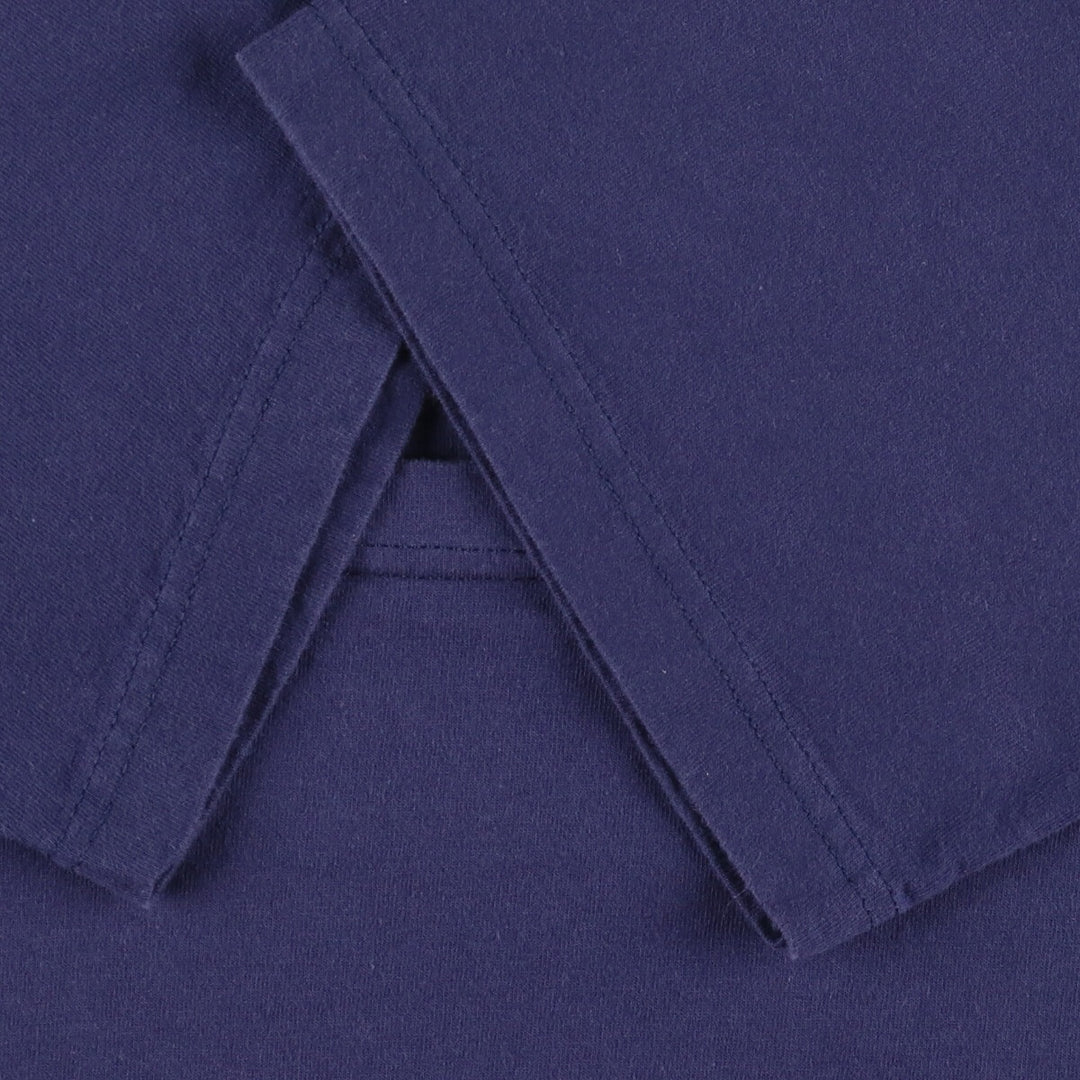 00'S adidas One Point Logo T-Shirt Made in Honduras Men's M size cotton navy blue type Vintage Second Hand