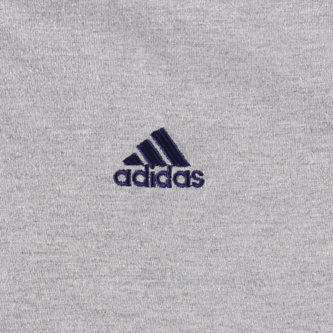 00'S adidas One Point Logo T-shirt Men's XL size cotton gray type Vintage Second Hand