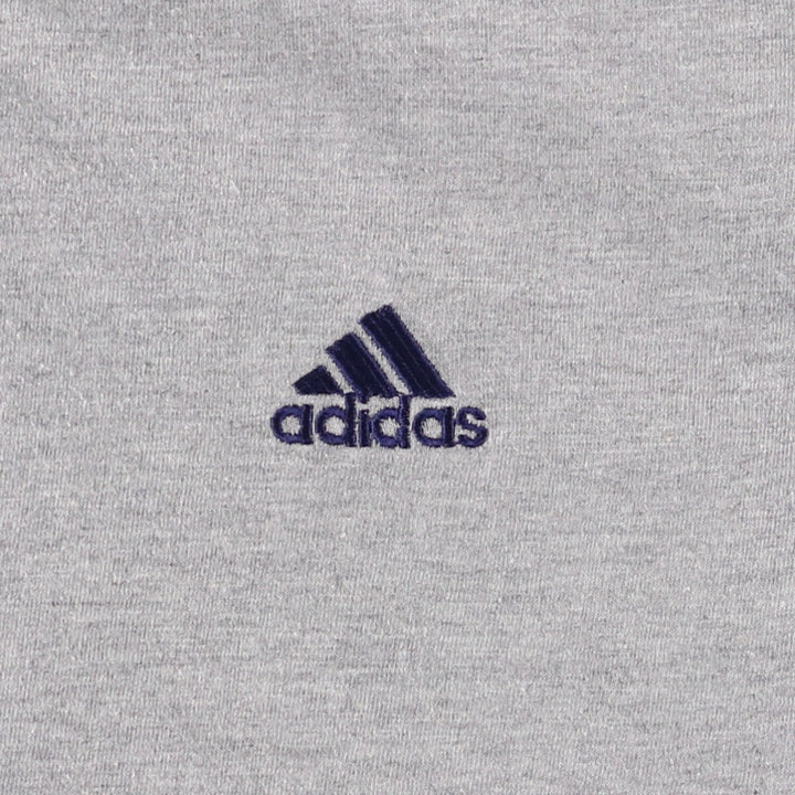 00'S adidas One Point Logo T-shirt Men's XL size cotton gray type Vintage Second Hand