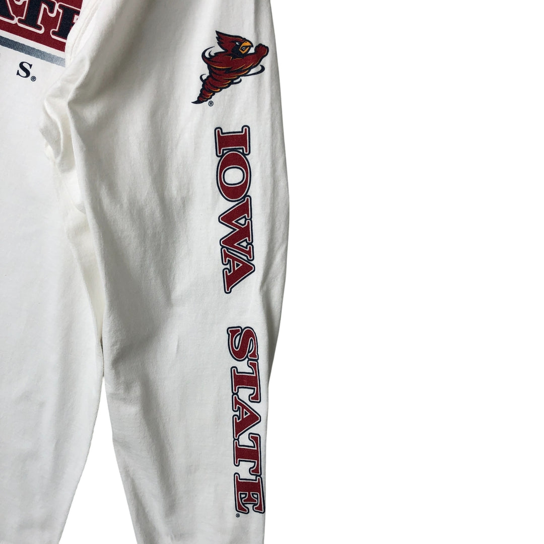 90'S Jansport JANSPORT Long Sleeve T-Shirt, Men's Medium Size, Vintage unclear white type Vintage Second Hand