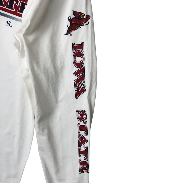 90'S Jansport JANSPORT Long Sleeve T-Shirt, Men's Medium Size, Vintage unclear white type Vintage Second Hand