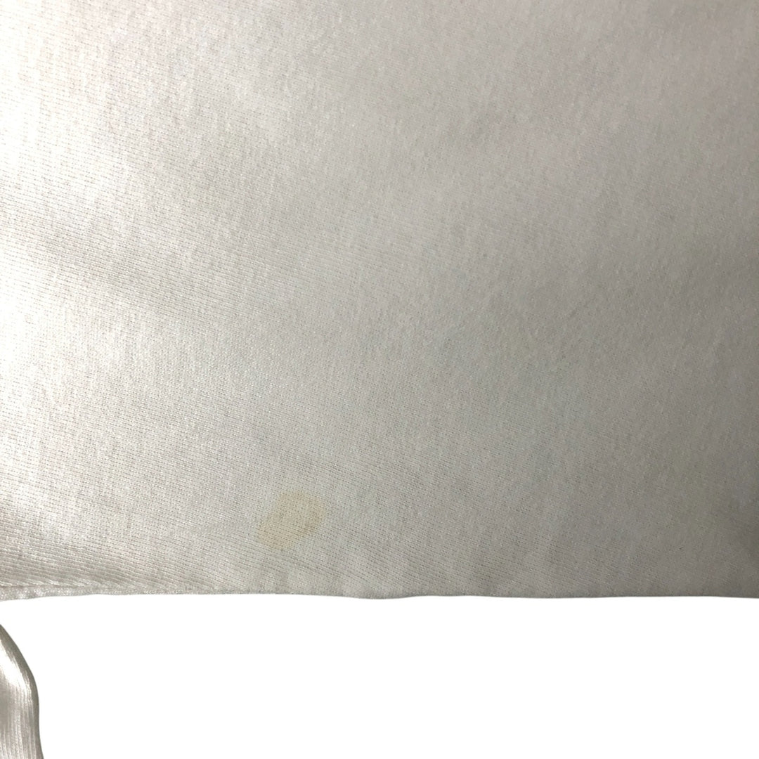 00'S Adidas long T-shirt, men's size L cotton white type Vintage Second Hand