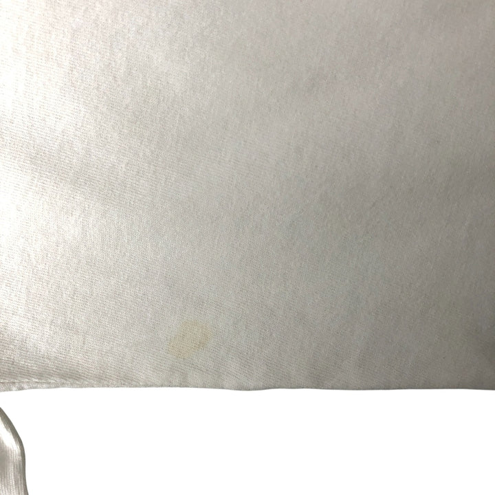 00'S Adidas long T-shirt, men's size L cotton white type Vintage Second Hand