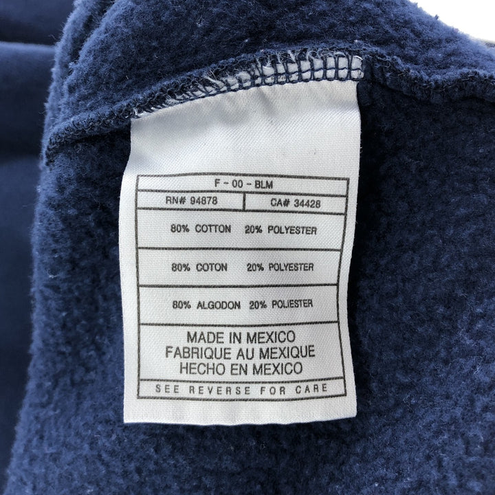 00'S Nike Team North Carolina University College Sweatshirt Trainer Men's L size cotton navy blue type Vintage Second Hand