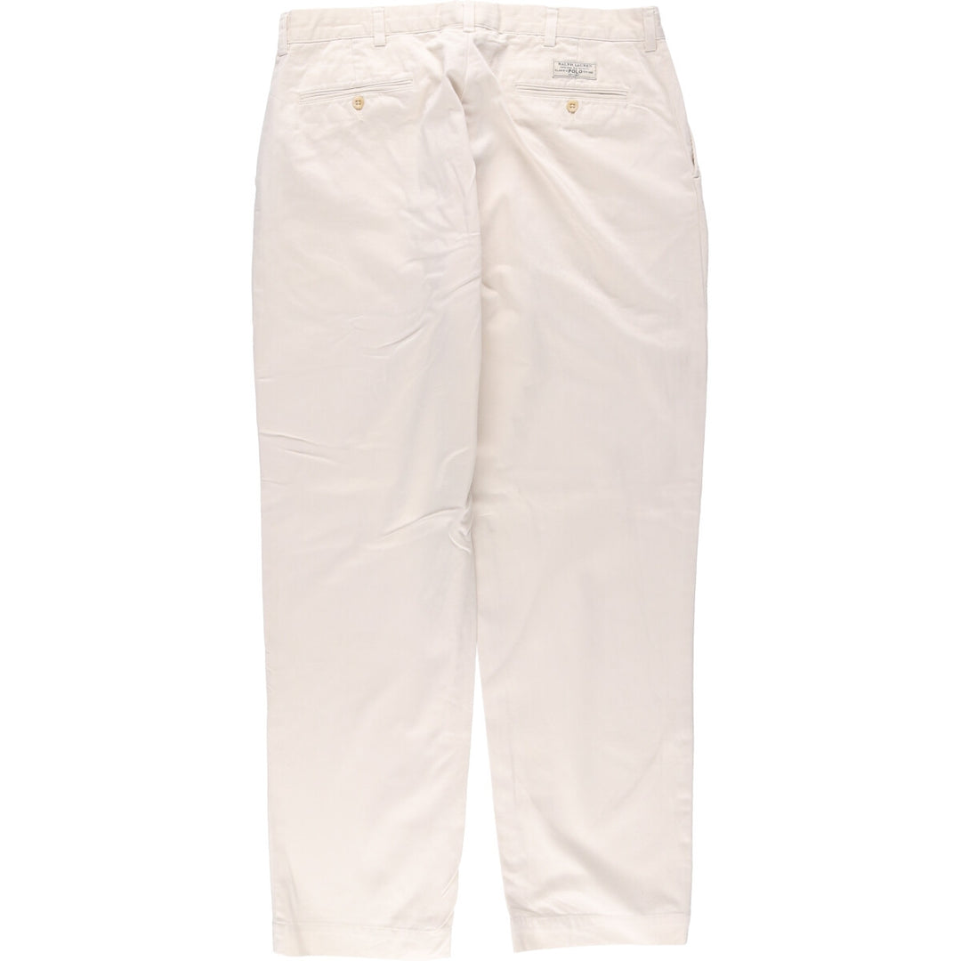 Ralph Lauren POLO by Ralph Lauren Chino Pants Men's W37 cotton white type Vintage Second Hand