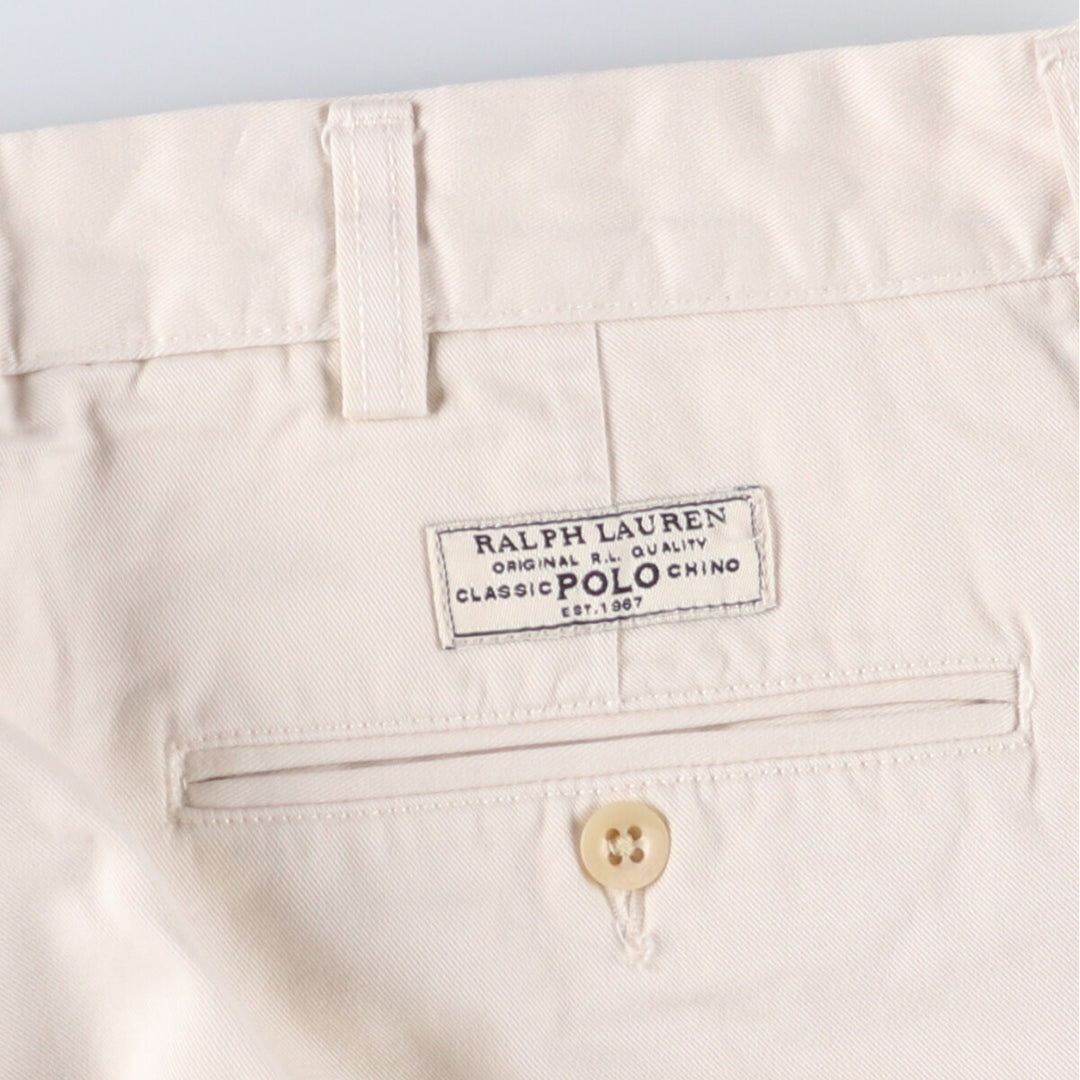 Ralph Lauren POLO by Ralph Lauren Chino Pants Men's W37 cotton white type Vintage Second Hand